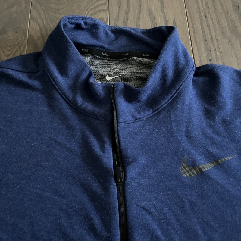 Nike 1/2 Zip Training Pullover Top Shirt Sweatshirt Mens 2XL XXL Blue 885412-429 gallery