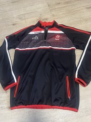 Derry Ireland GAA 1/4 Zip Mens Long Sleeve Black Size L O’Neills