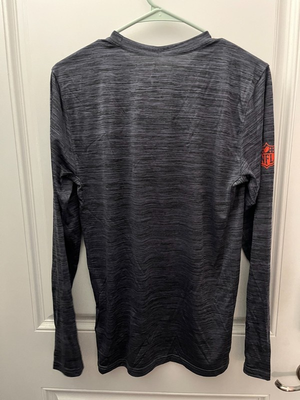Nike Men's Cincinnati Bengals Team Gray Velocity Long Sleeve T-Shirt Size Small gallery