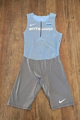 Mens Small Nike Pro Elite Botswana Track Field Racing Speedsuit Singlet
