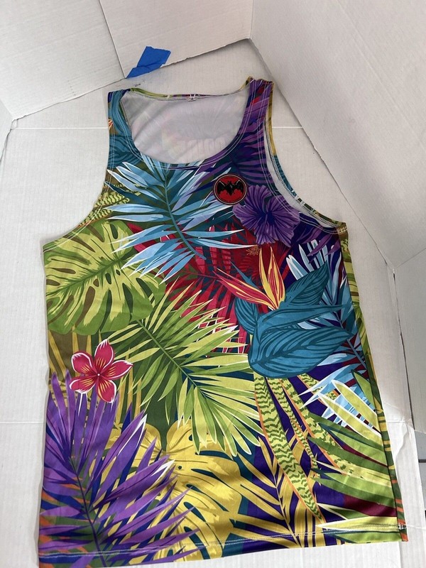 Bacardi pride tank top tropical size small gallery