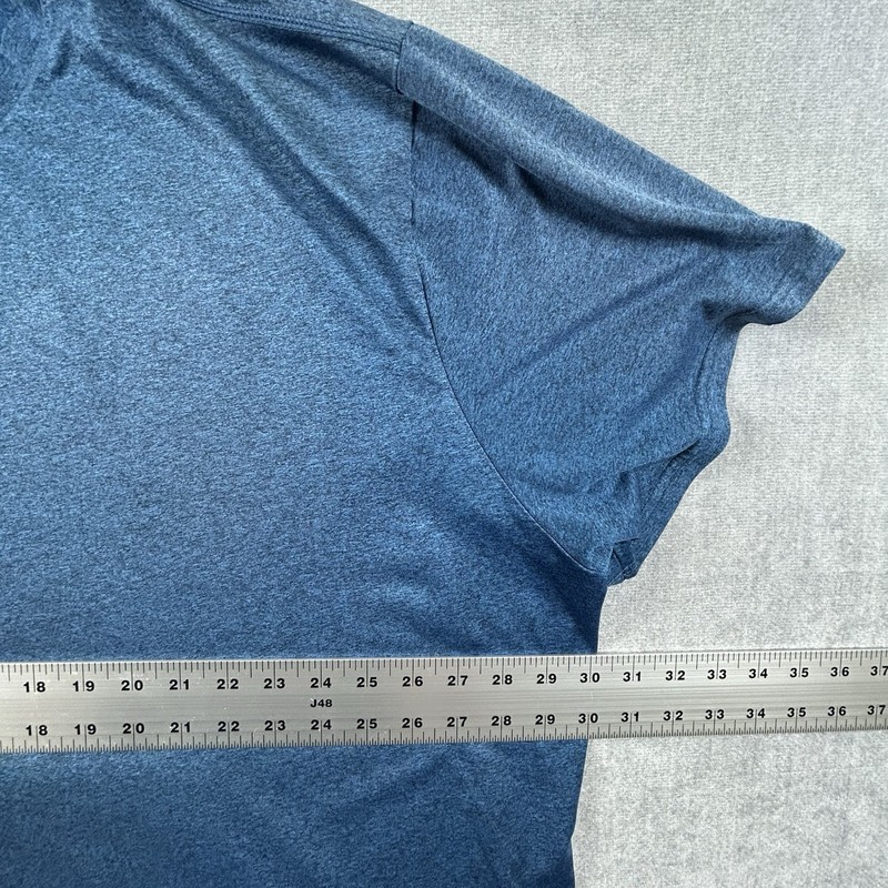 Everlast Sport T-Shirt Mens 4X Short Sleeve Heather Blue Crew Neck Activewear gallery
