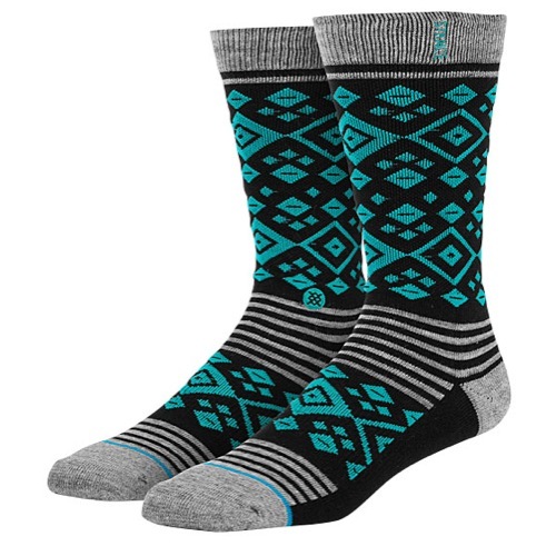 Stance Socks Diamondback Black Athletic Light Combed Cotton Large Extra Large gallery