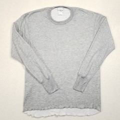 Duofold Thermal Shirt Men Large Gray Long Sleeve Crew Neck Base Layer USA Made