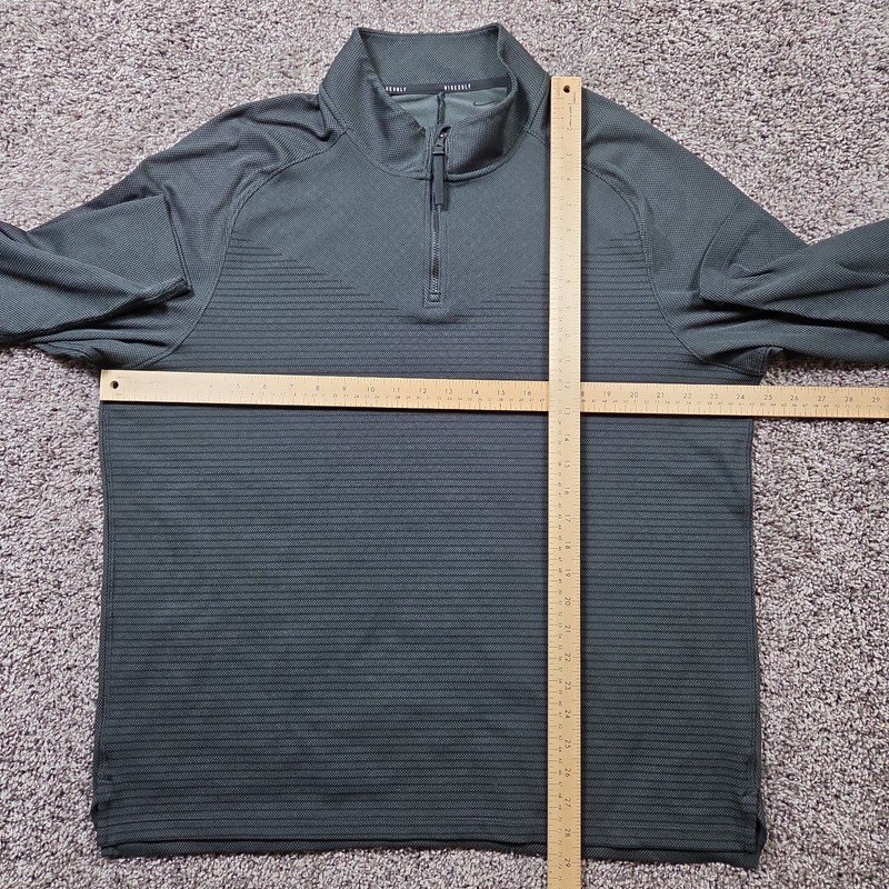 Nike Golf Dri-Fit ADV 1/4 Zip Pullover Mens XL Black Gray Performance Vapor gallery