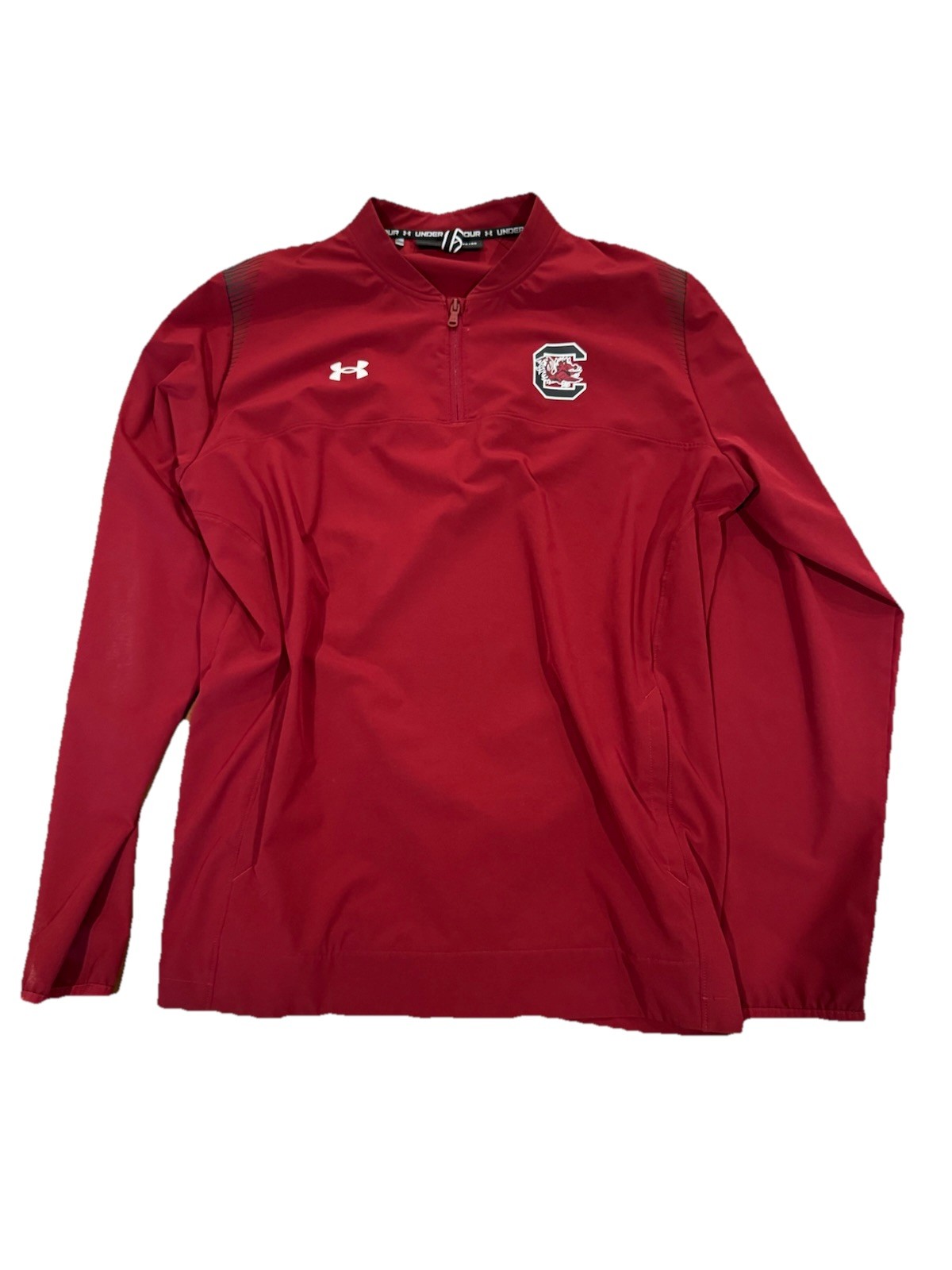 Never worn Under Armour Men’s XL Red South Carolina Gamecocks 1/4 Zip Pullover gallery