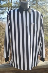 Smitty Apparel LG 100% POLYESTER WARPKNIT LONG SLEEVE Referee SHIRT FRONT POCKET