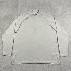 Legends Dash Quarter 1/4 Zip Mens 2XL Long Sleeve Pullover Gray Camo Performance
