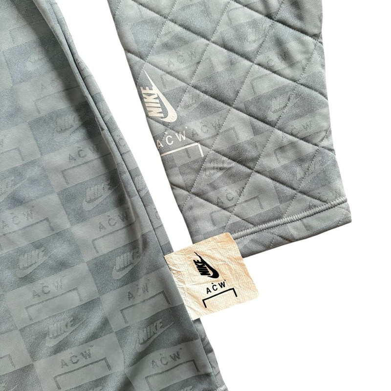 A-Cold-Wall* × Nike ACW Monogram Quilted LS Top Vapour Grey Medium FW18 Grail gallery