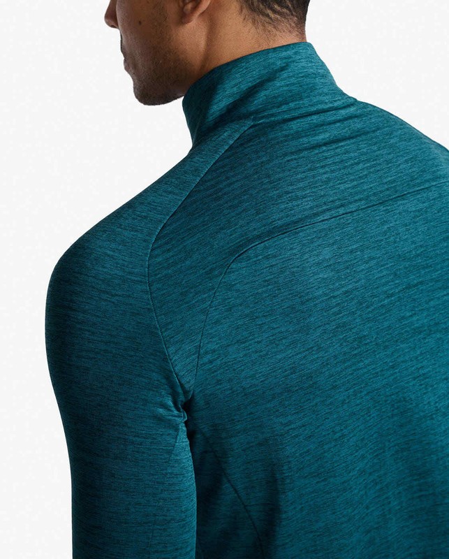 New 2XU Men Ignition 1/4 Zip Long Sleeve Top Thermal XL X-Large (Jade) MR6830a gallery