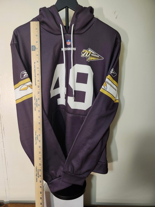 Washington Redskins #49 Mitchell 70th Anniversary Pullover Hoodie Medium Reebok gallery