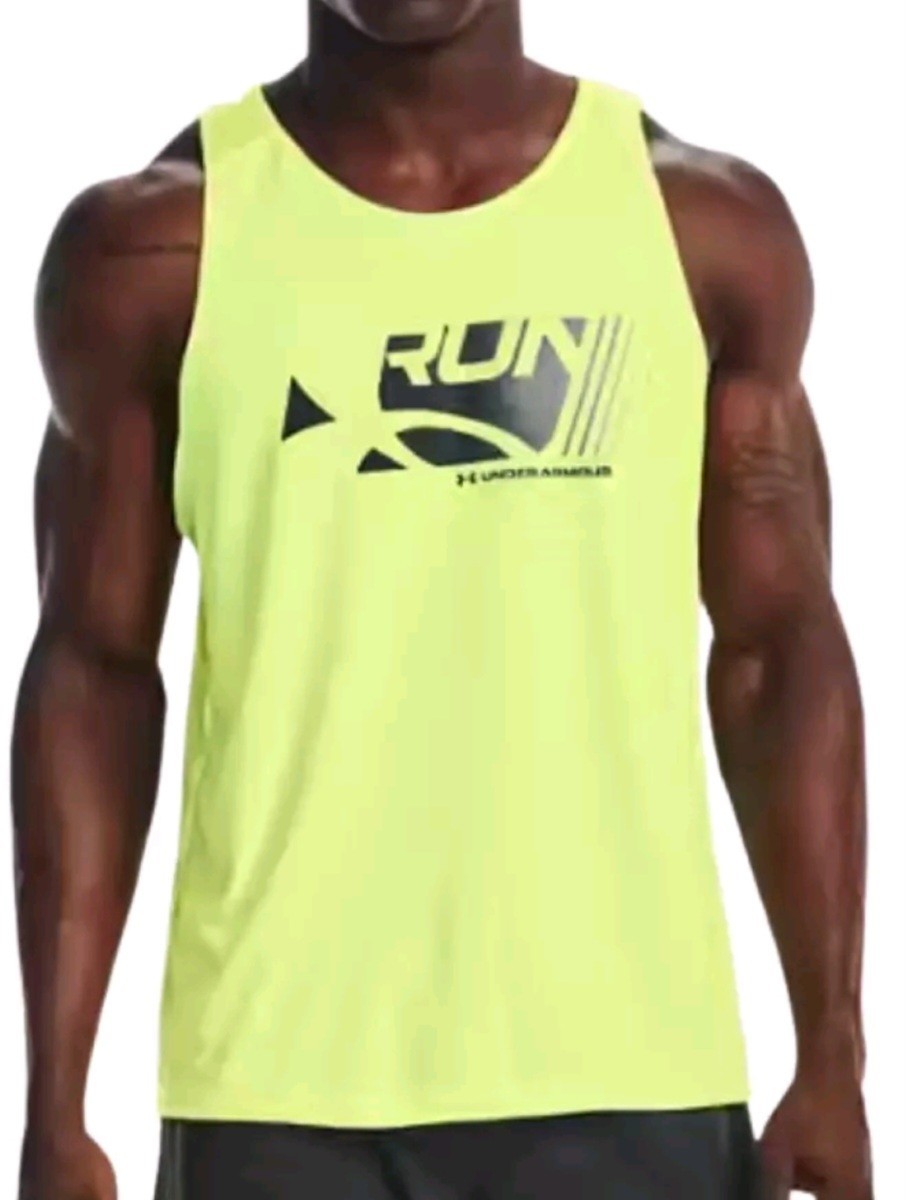 Under Armour Fitted CoolSwitch Run Singlet/Tank, Men’s Large- NWT gallery