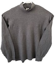 Columbia Men’s Turtle neck Long Sleeve Size Large Dark Gray Shirt 100%Cotton.