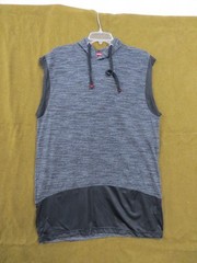 Men’s One Resolution Clothing Pullover Hooded Vest – Carbon Black XL NWT
