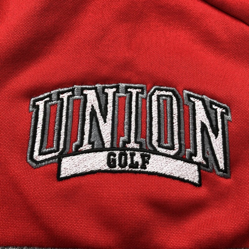 Nike Pullover Mens Medium Red Gray 1/4 Zip Union University Bulldogs Golf gallery