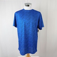 Zone Pro Sport Men’s Short Sleeve Crew Neck Sport T-Shirt Blue, Medium #1458