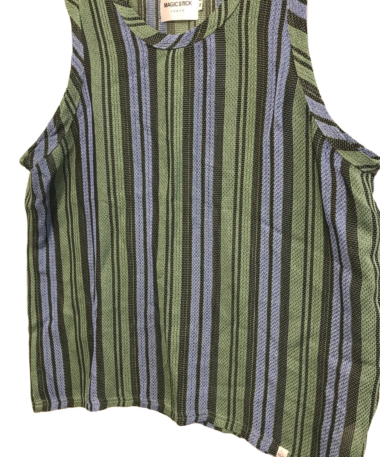 MAGIC STICK RASTA TANK TOP Size: M Blue Men 25SS-MS5-040 gallery