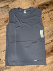 Eastbay Dri-FIT Tight Fit Men’s Gray no sleeve Compression Shirt XXL 3XL