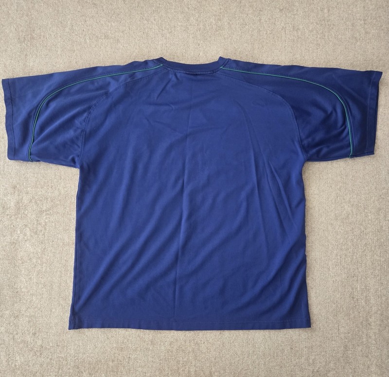 VTG 90s Puma Men's XL Seattle Seahawks Blue Logo Jersey Style Active T-Shirt gallery