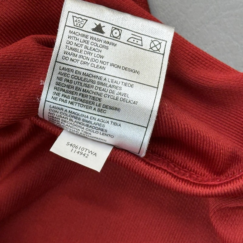 Vintage Nike Shirt Mens Medium Red Lightweight Active Embroidered Swoosh Y2K gallery