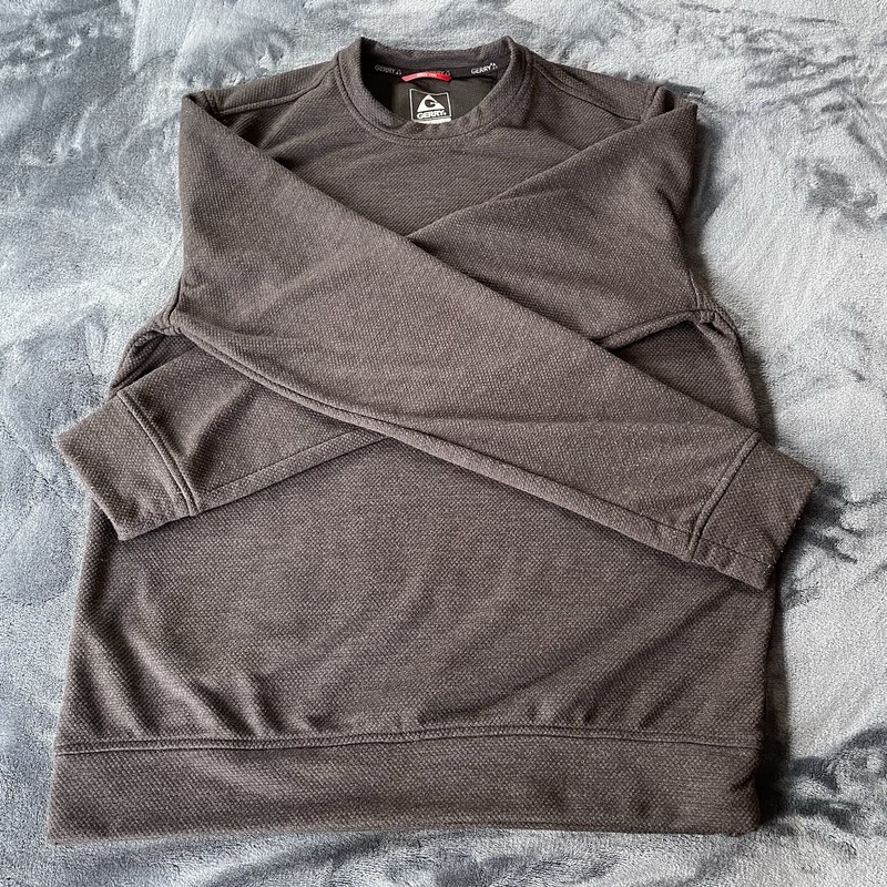 Gerry Men's Long Sleeve Thermal Black Pullover Shirt Medium gallery