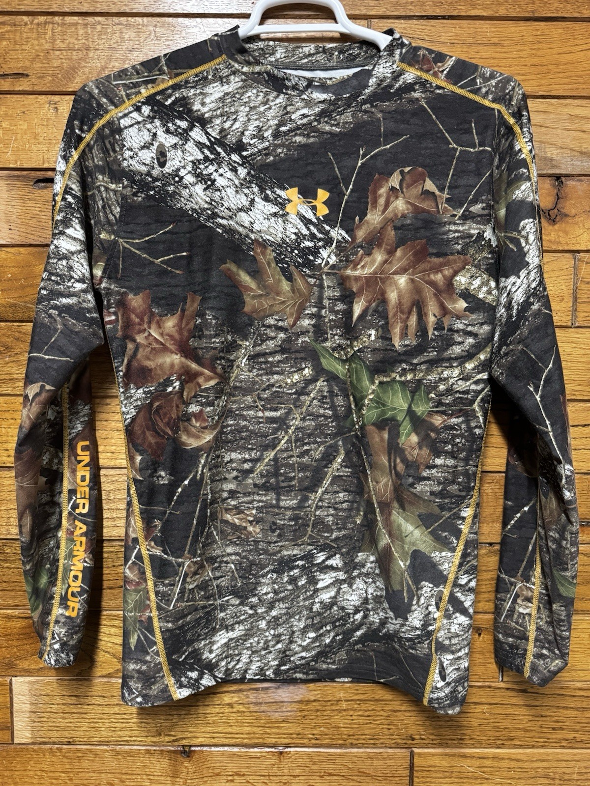Under Armour ColdGear Realtree Mossy Oak Camo Compression Shirt Mens XL gallery