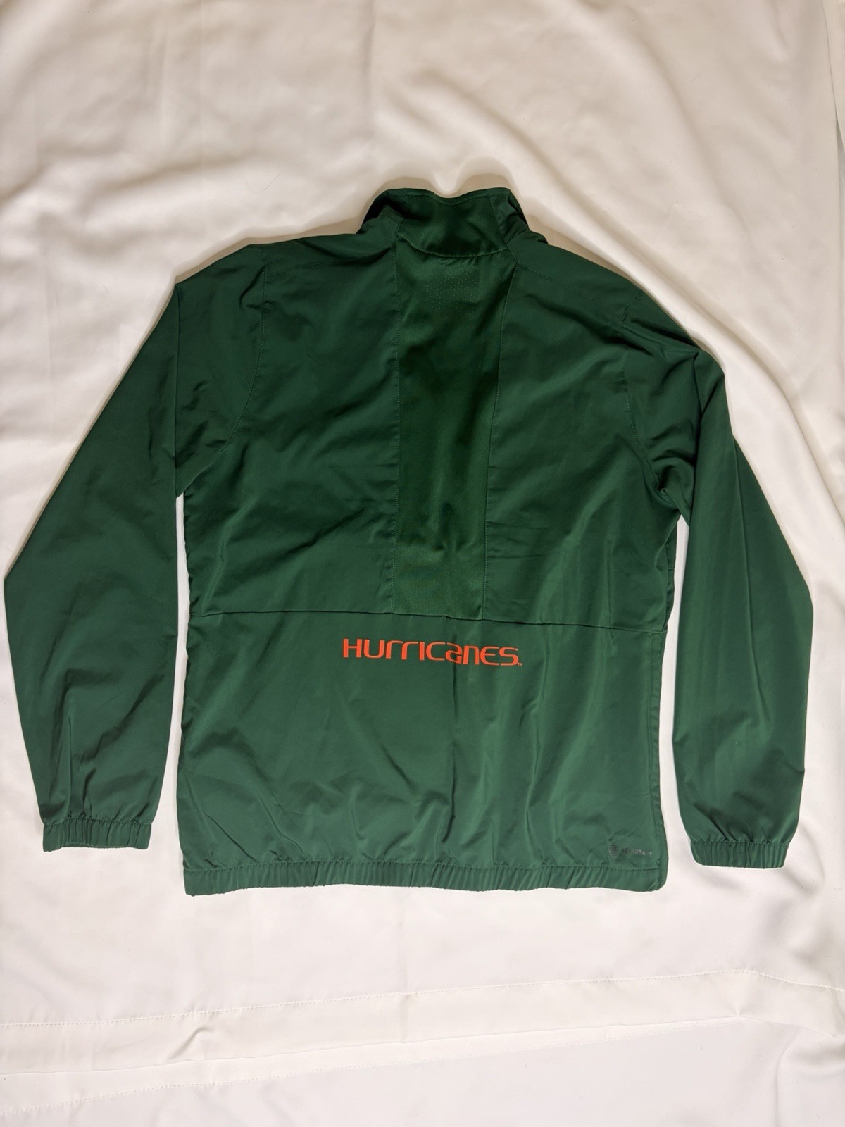 Miami Hurricanes Adidas Pullover Men's Green Team Issued Medium gallery