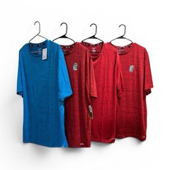 Tek Gear Dry Tek Moisture Wicking Active T-Shirt Lot 3 Red/Blue Men’s 2XB