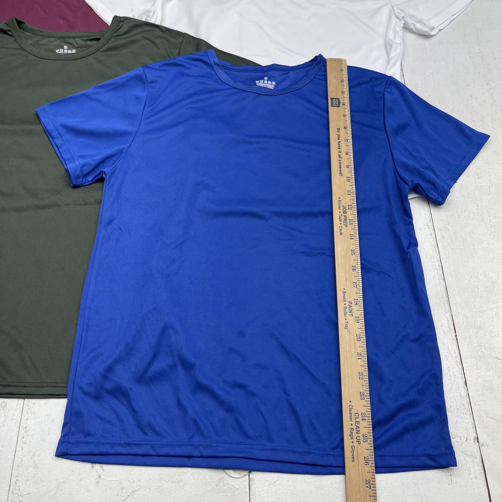 4 Pack Shirt Mens Small Multicolor Short Sleeve Mesh Performance Tee Athletic gallery