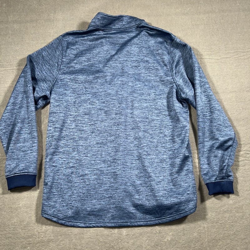 Under Armour 1/4 Zip Blue Pullover Size 2XL Loose Cold Gear Long Sleeve gallery
