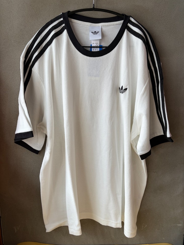Adidas Originals Terry Cali T-Shirt Men's Lifestyle Casual Top AsiaFit KW7400