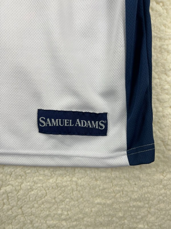 Samuel Adams Jersey Mens Medium Beer Basketball #84 Embroidered Stitching gallery