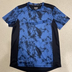 TAPOUT Shirt Men’s Medium MMA Wrestling Dri-Fit Blue Camo