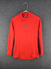 Adidas Alphaskin Shirt Size Small Neon Orange