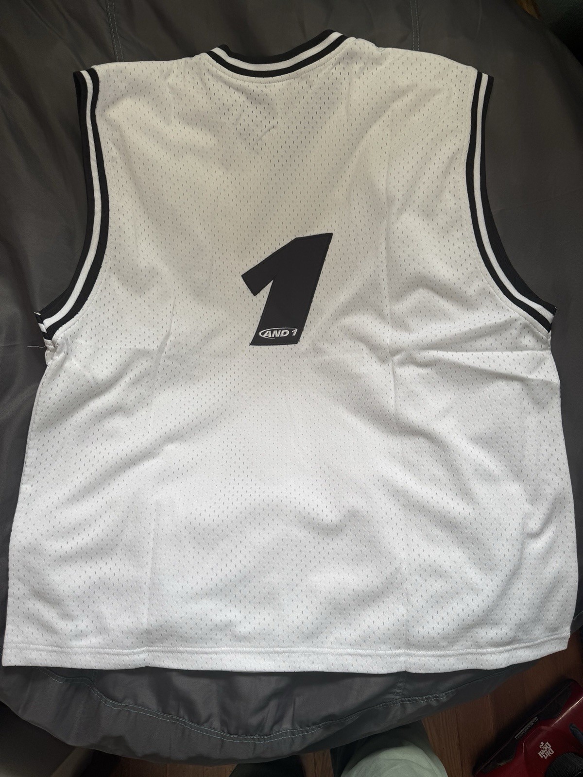 AND1 Men’s Basketball Mesh Jersey XXL V-Neck Breathable Sleeveless Priority Rec gallery