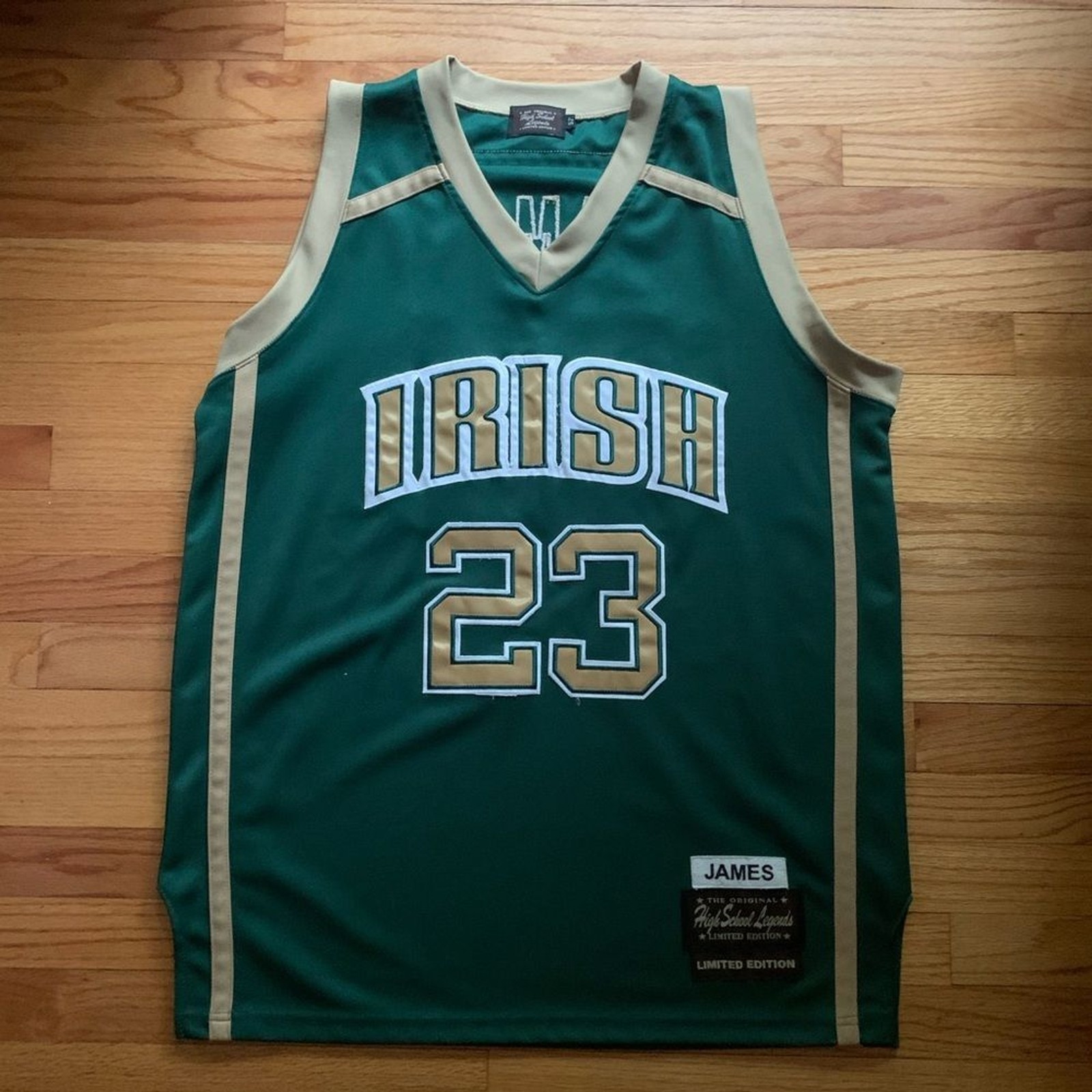 VTG - Lebron James High School Jersey - Irish #23 gallery