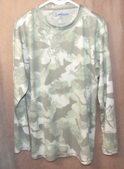 Mojo Sportswear Flats Camo LS Performance Fishing Shirt, UPF 50+ – Size M – EUC