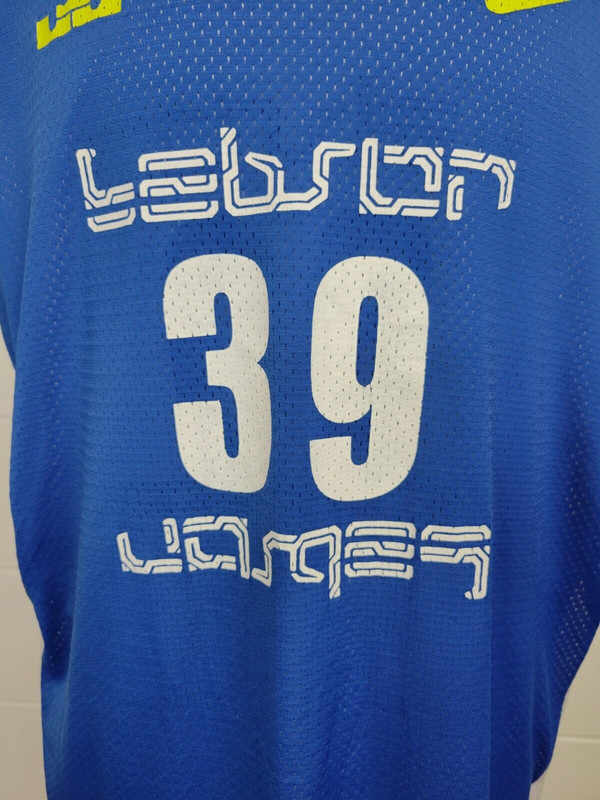 Nike Lebron James EYBL Reversible Basketball Jersey White Blue XXLT gallery