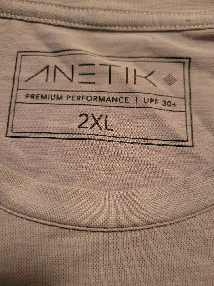 Anetik Premium Performance UPF 30+ Grey Long-Sleeve XL