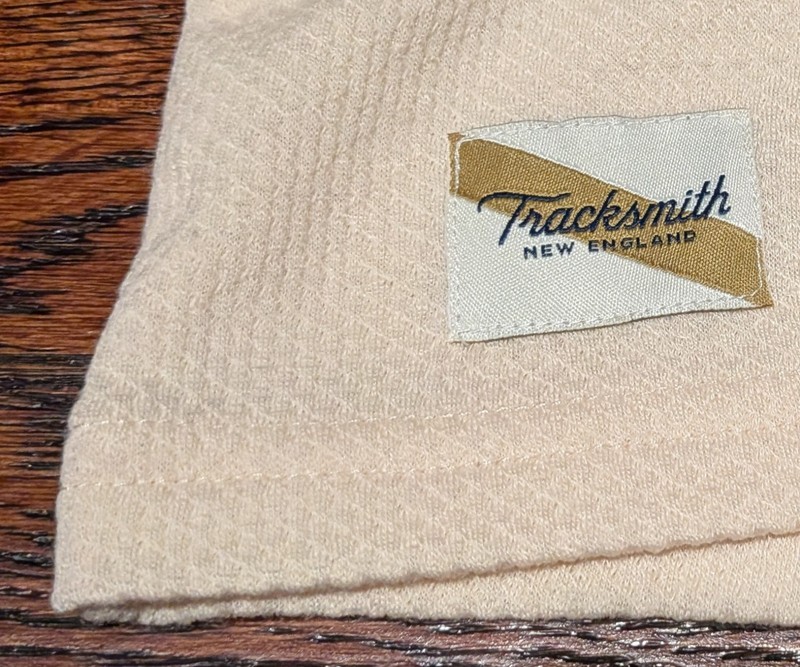 Tracksmith Men's Fells Merino Wool Blend L/S Shirt Waffle Knit Turtleneck Size S gallery