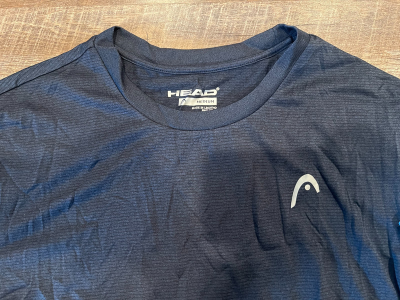 Head Reflective Running Shirts Hypertek Dri-Motion Mens M (X2) Blue gallery