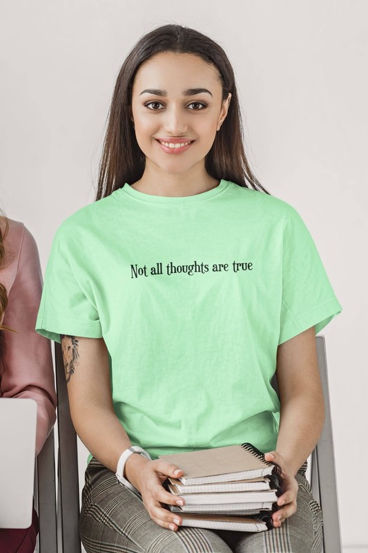 Bella & Canvas Short Sleeve Tee "Thoughts" w gallery