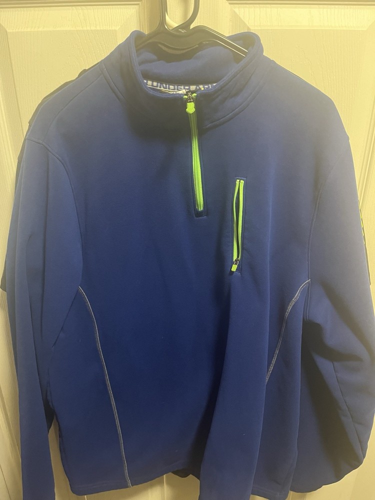 mens under armor cold gear 1/4 zip xxl