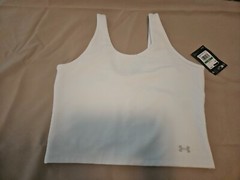 Womens Tank Top Size L White Under Armour Buy & Get my yoga pants for $5