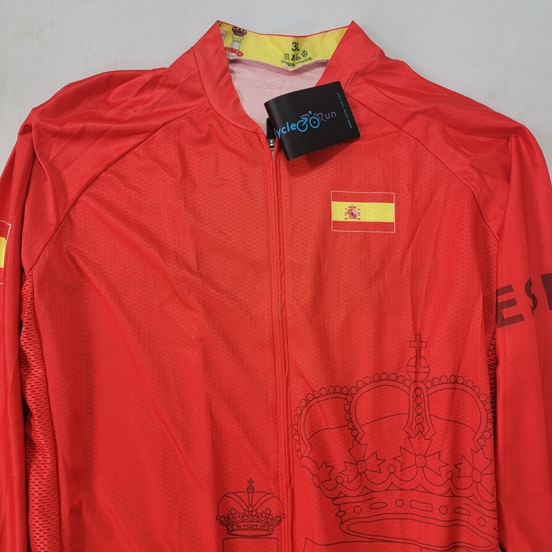 Cycle Run Men's Riding Jacket Zip Up NEW Size 3XL ESPANA Pockets in Back Spain gallery