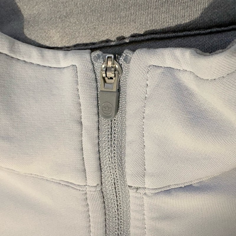 Peter Millar Perth Gray 1/4 Zip Work Logo Apex Tool Company Size XL gallery
