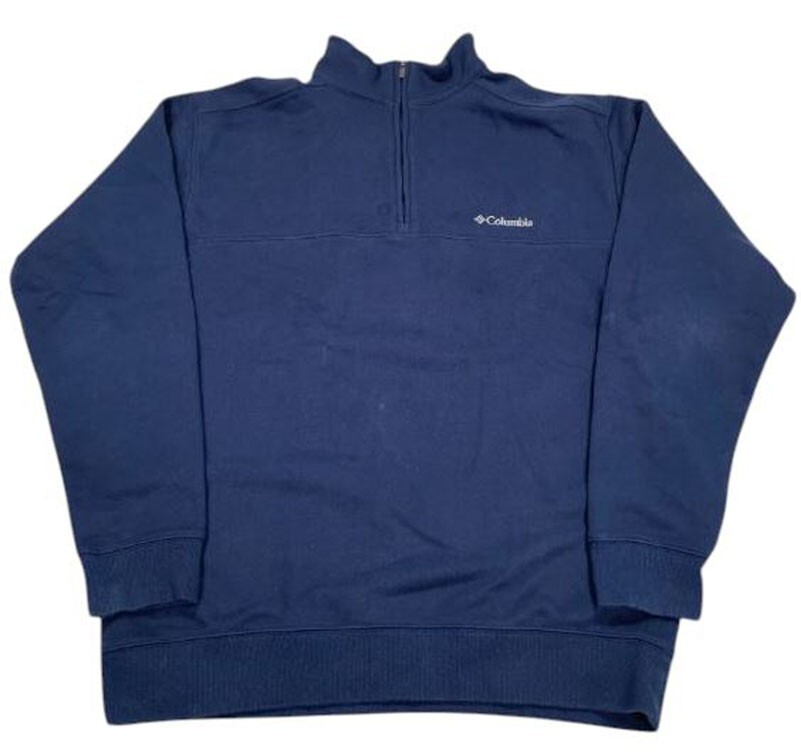 Columbia Men's Half Zip Pullover Sweater Navy gallery