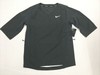 Nike Hot Baseball Jacket Short Sleeve (3/4) Mens Small 897383-060 NWT Gray gallery