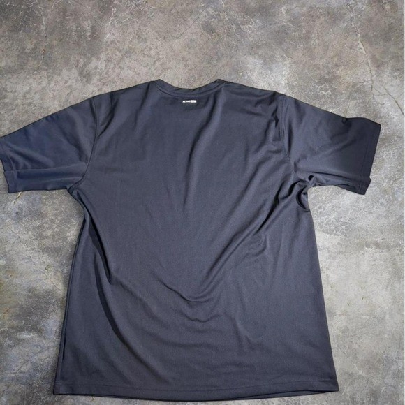 Adidas Climalite Navy Blue 3 Stripe Athletic Shirt Mens 2XL Training Gym Soccer gallery