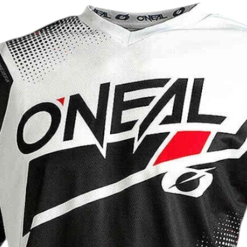 Oneal Size L Youth Element Racewear V.22 Motocross Jersey Blk White Red E003-114 gallery